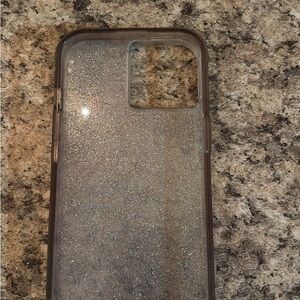 Glitter Silver Phone Case